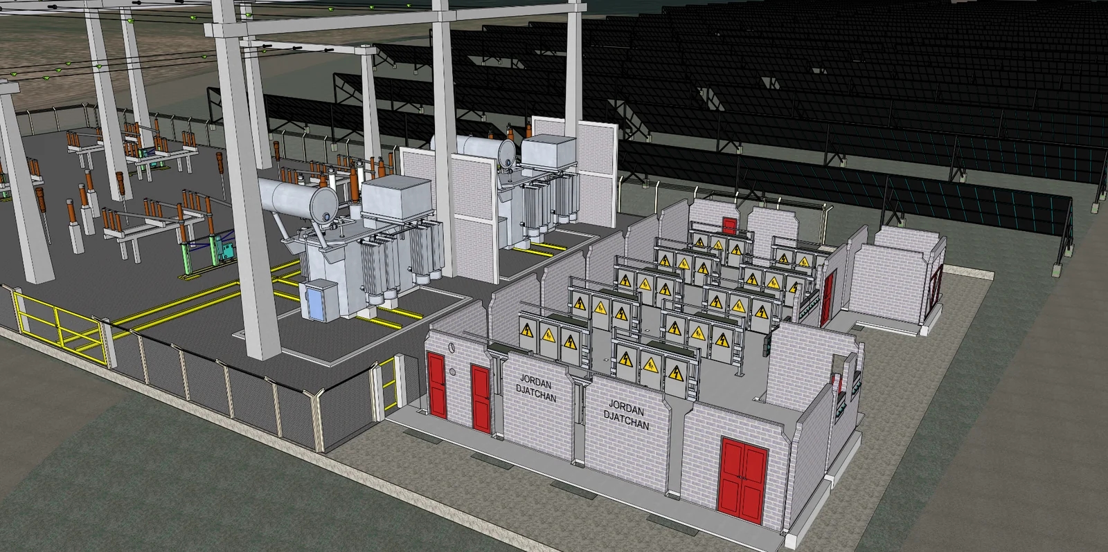 Industrial and commercial solar system